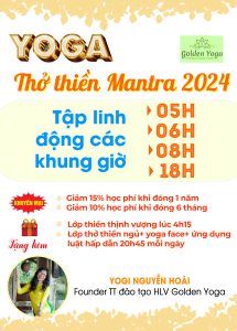 LỚP TẬP LUYỆN YOGA THỞ PHỤC HỒI HÀNG NGÀY