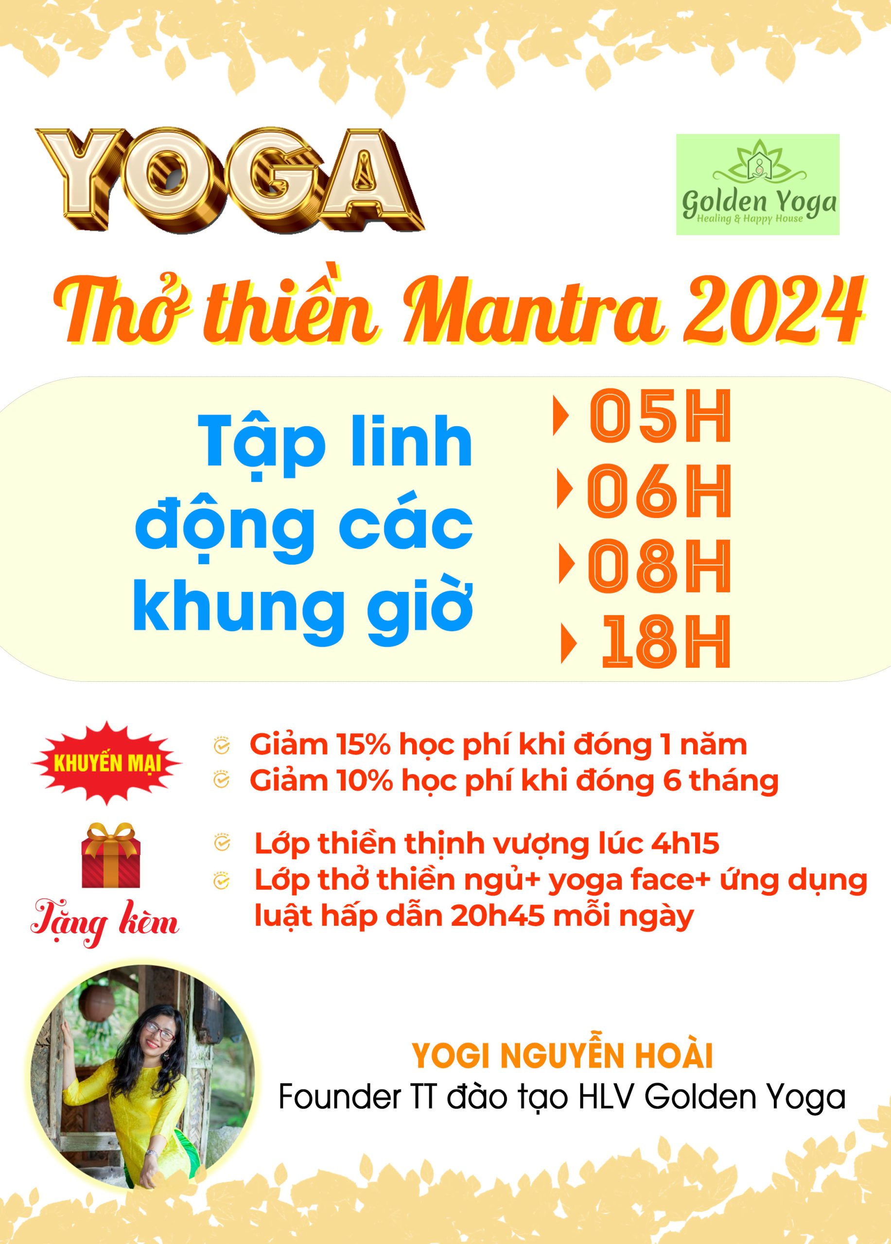 LỚP TẬP LUYỆN YOGA THỞ PHỤC HỒI HÀNG NGÀY