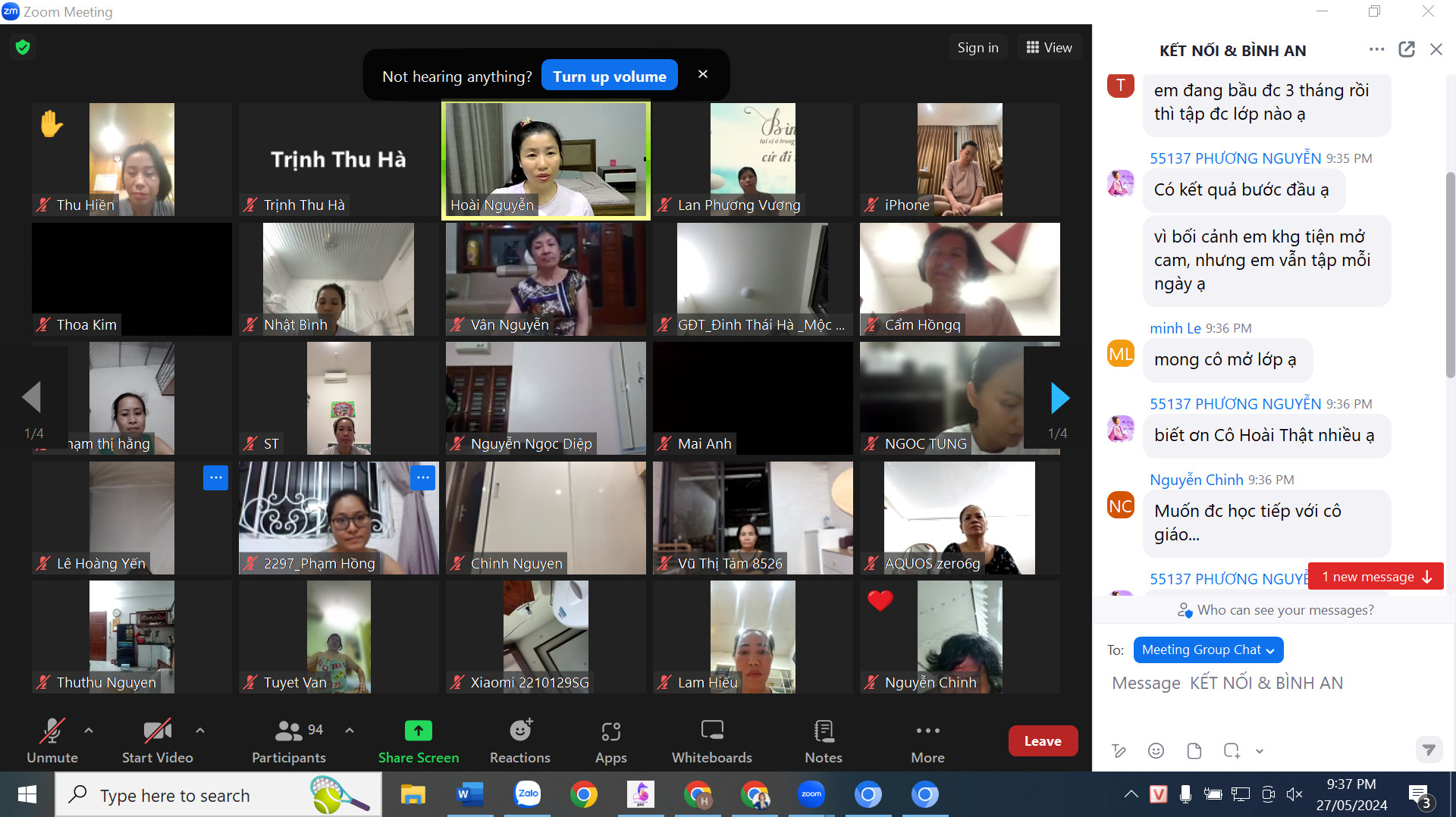 tập yoga online tại nhà
