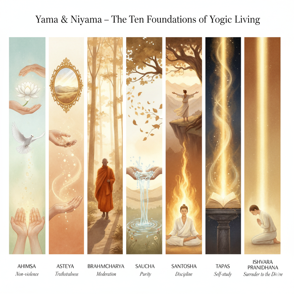 Yama Và Niyama – Hai Cánh Cửa Dẫn Vào Thế Giới Nội Tâm Của Yoga